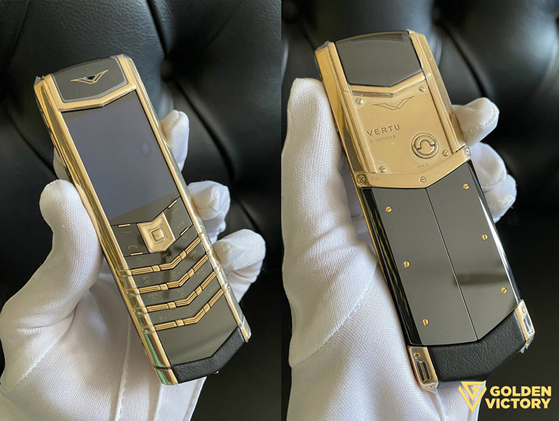 Vertu Signature S bọc vàng full vỏ máy